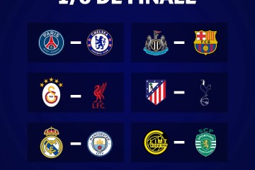 CHAMPIONS LEAGUE 1/8 DE FINALE