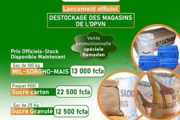 Lancement officiel : déstockage des magasins de l' OPVN