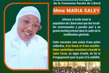Un grand meeting entrant dans le cadre de la mobilisation générale